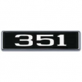 1969 Hood Scoop Emblem "351"